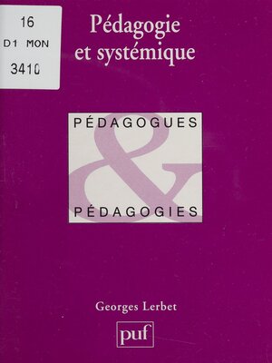 cover image of Pédagogie et Systémique